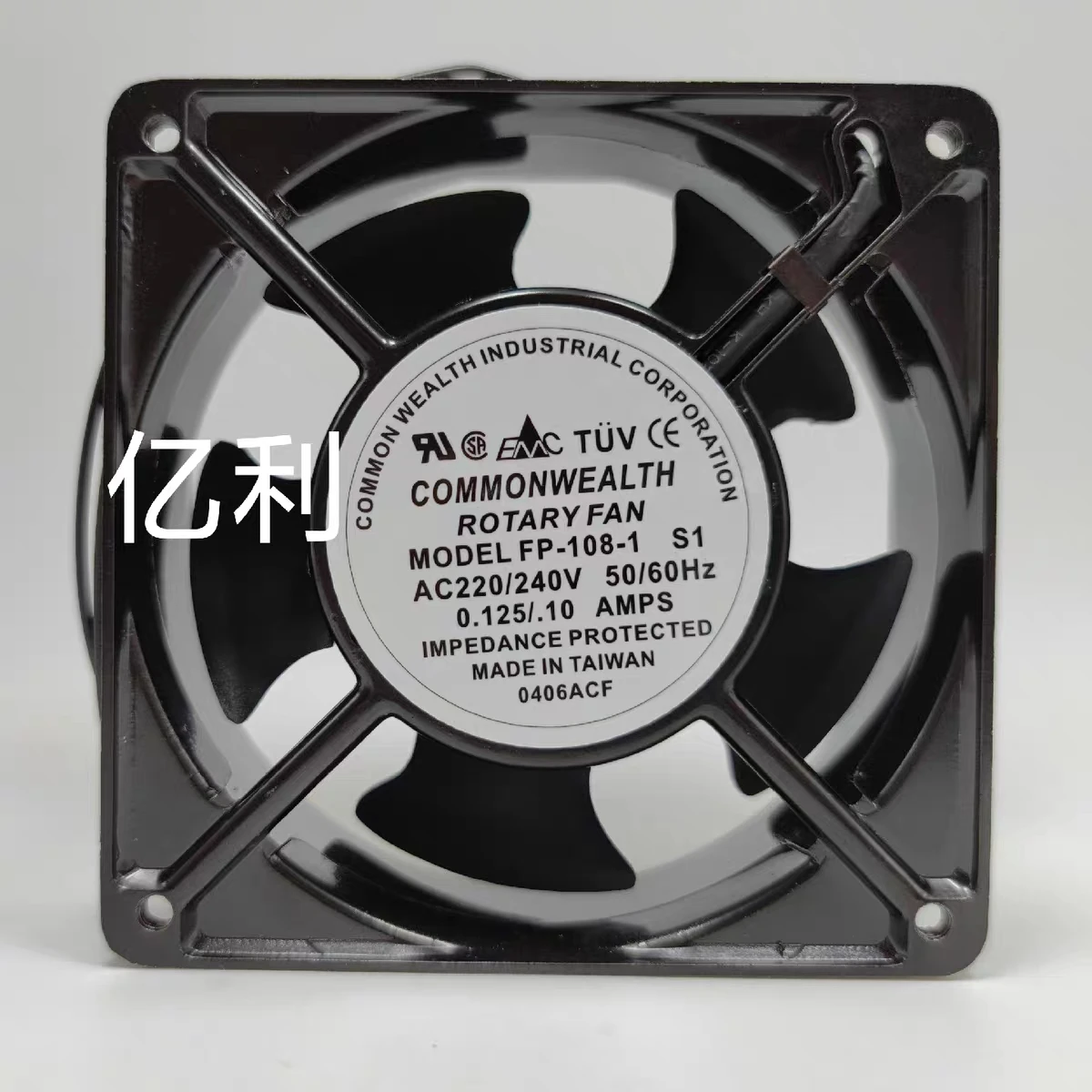 

FP-108-1 AC 220V/240V 0.125A 120x120x38mm Server Cooling Fan