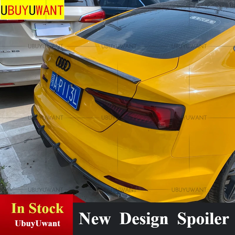 

Спойлер из настоящего углеволокна для AUDI A5 S5 RS5 B9 Sportback Coupe 2017 2018 2019 2020
