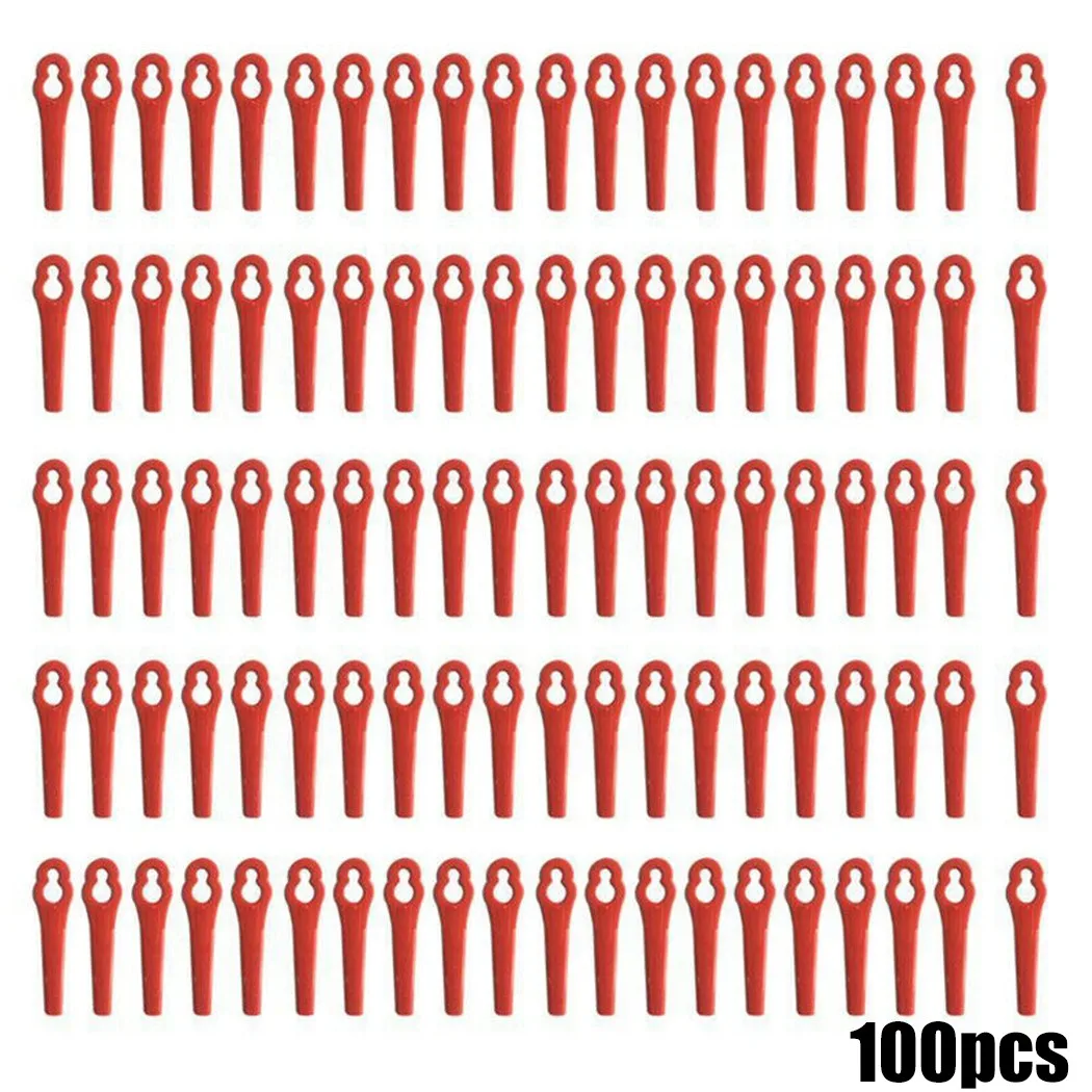 

100pc Plastic Blades For Güde RT250/18 Cordless Strimmer Grass Trimmer Lawnmower Blades Garden Power Tool Accessories