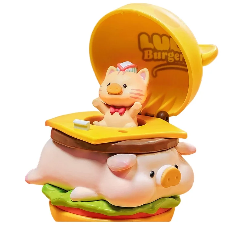 Горячая новинка: Коллекционная фигурка Toyzeroplus Canned Pig Lulu Pig Burger, серия с экстренной доставкой, подвижная кукла-фигурка, сюрприз-бокс, украшение, подарок для девочек, в наличии (art.: 3920d99e47144) - 3920d99e47144