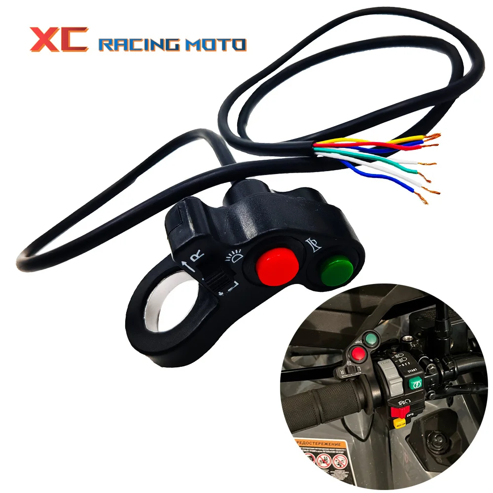 Universal Electric Bike Scooter Motorcycle Handlebar Switch Multifunctional Headlight Horn Turn Signal Combination Moto Supplies |
