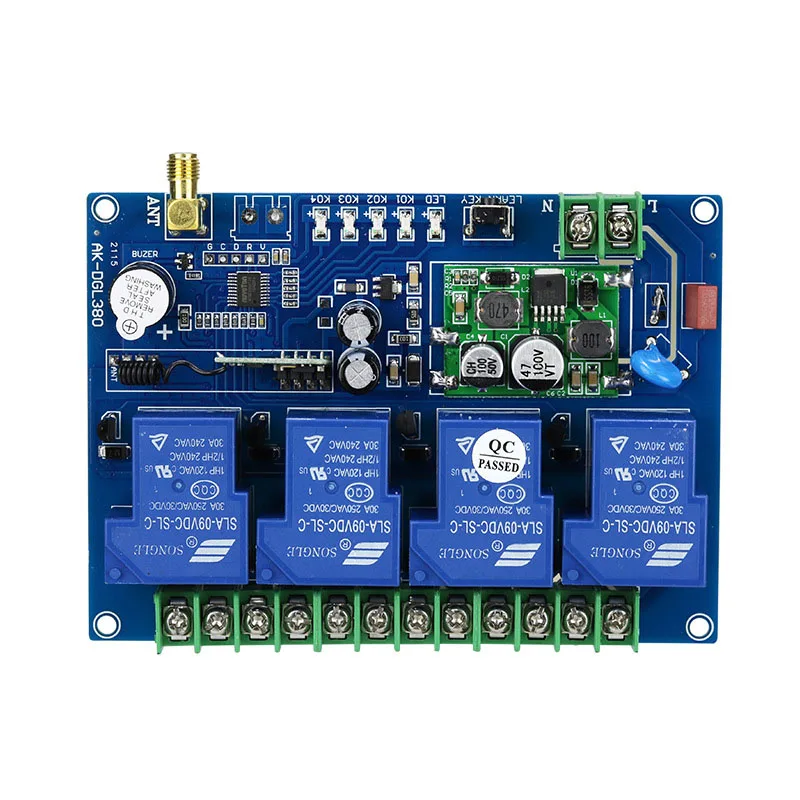 2000 м DC12V 24V 36V 48V 4CH беспроводной пульт дистанционного управления светодиодный