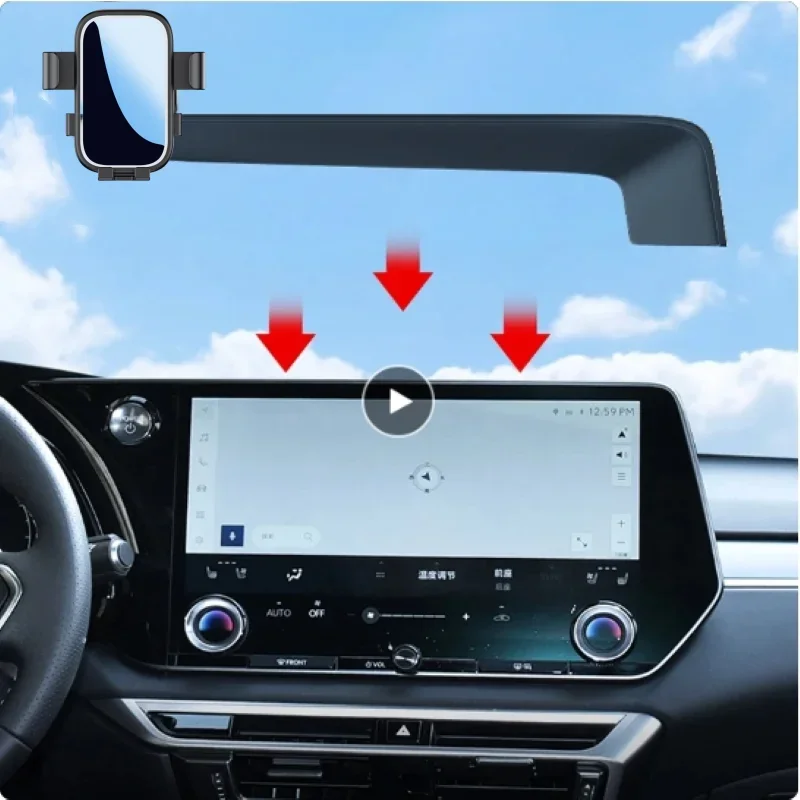 Автомобильный держатель телефона для Lexus RX 350 500 2023 14-дюймовый экран с