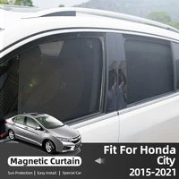 for honda city 2015 2021 custom fit car window sunshade for blocks uv rays glare magnetic car curtain