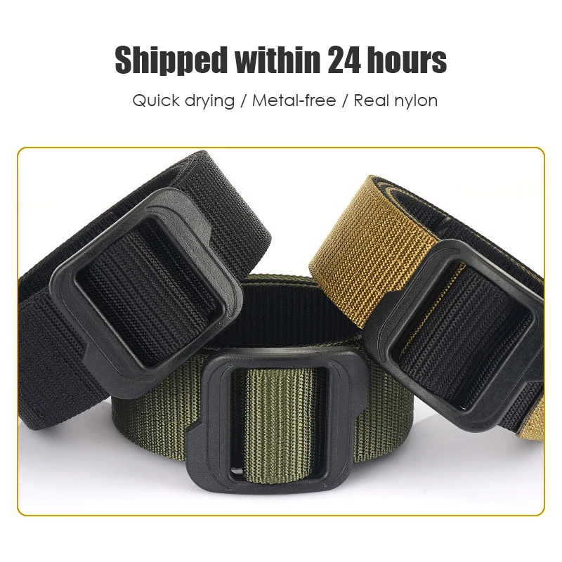 VATLTY безметаллический дорожный ремень для мужчин пластиковая пряжка плотная из