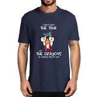 i dont have the time or crayons to explain this to you funny chickens wear glasses saying retro mens 100 cotton t shirt tee