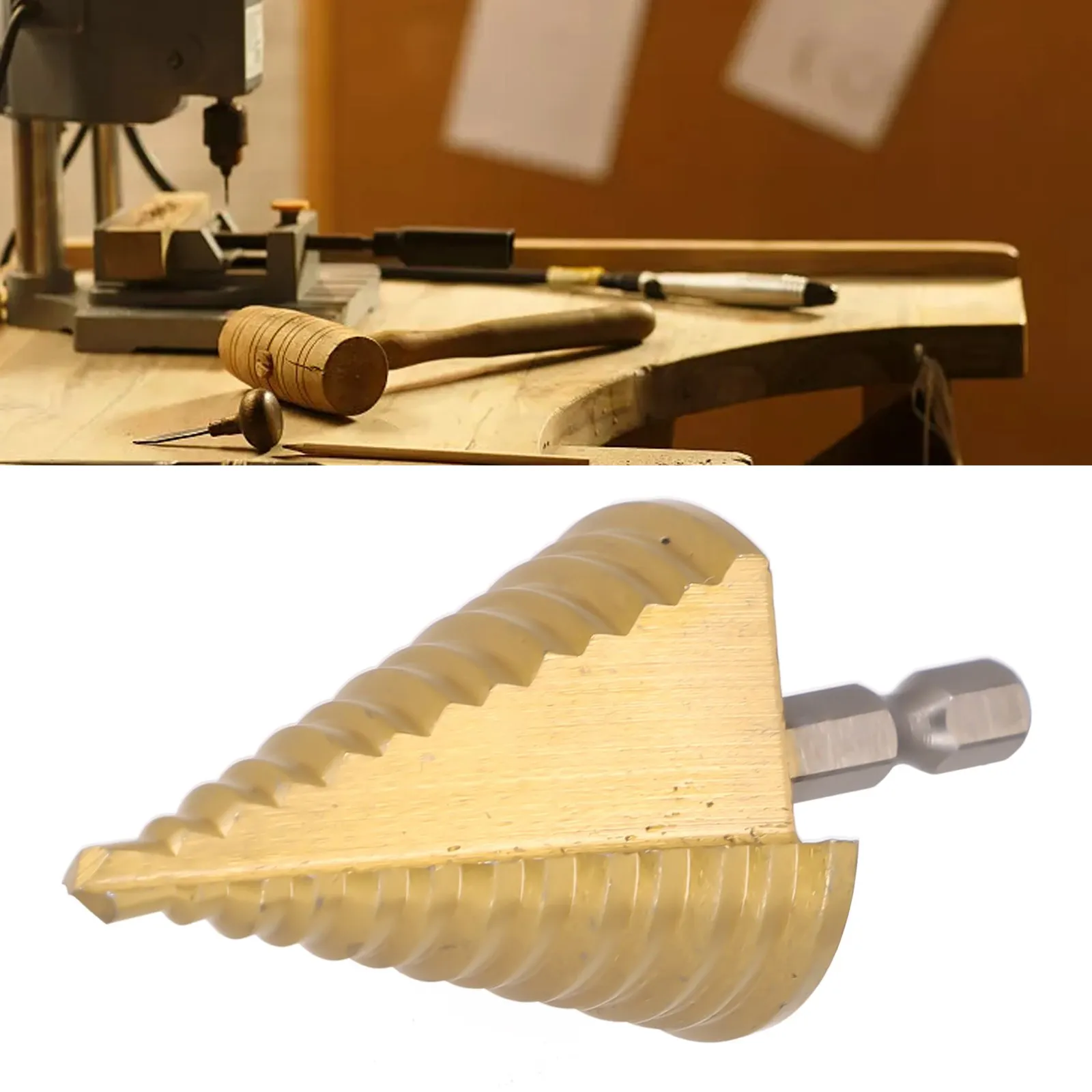 5-35 мм спиральные рифленые сверла из высокоскоростной стали с титановым