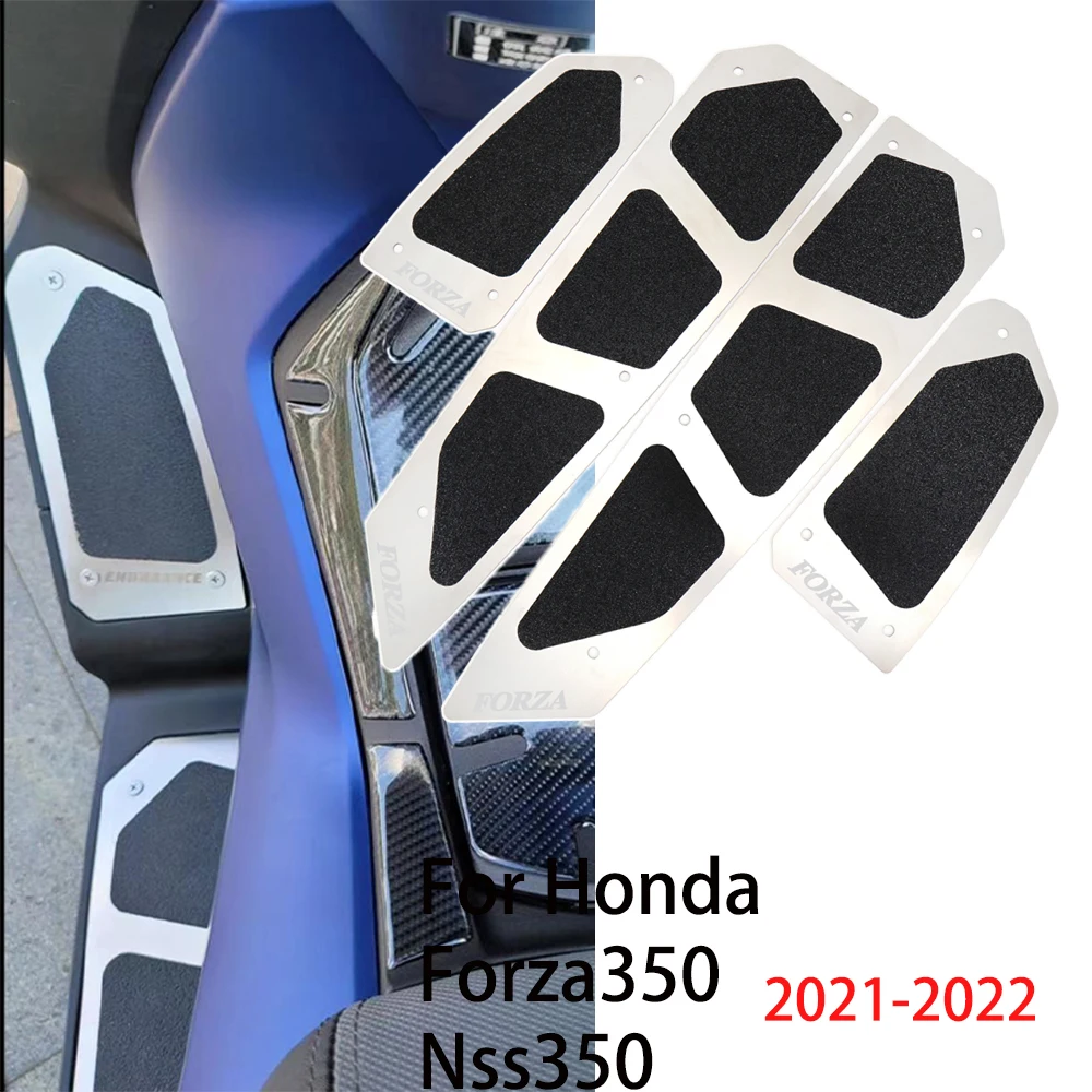 Forza350 Nss350 For Honda Forza350 Nss350 Forza NSS 350 2021 Stainless Steel Front and Rear Foot Pedal Pedals