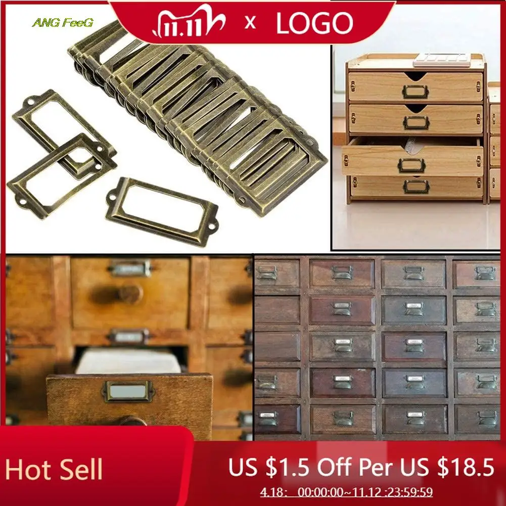 

Cupboard Drawer Labels Holder For Name Plates Gift Box Lockers Jewelry Box