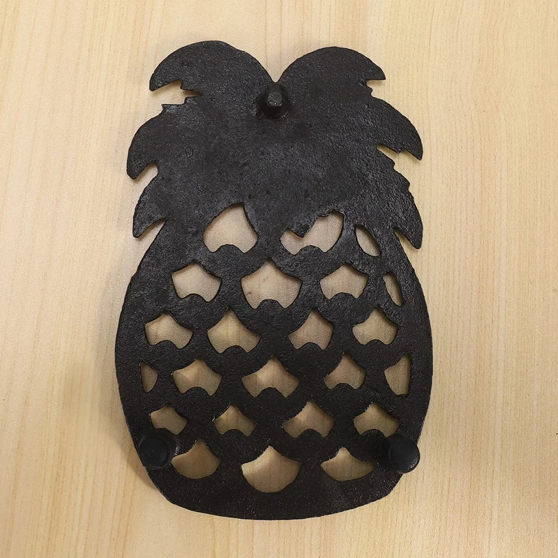 Акция! Деревенский чугунный ананас Trivet декоративный для горячего оформления