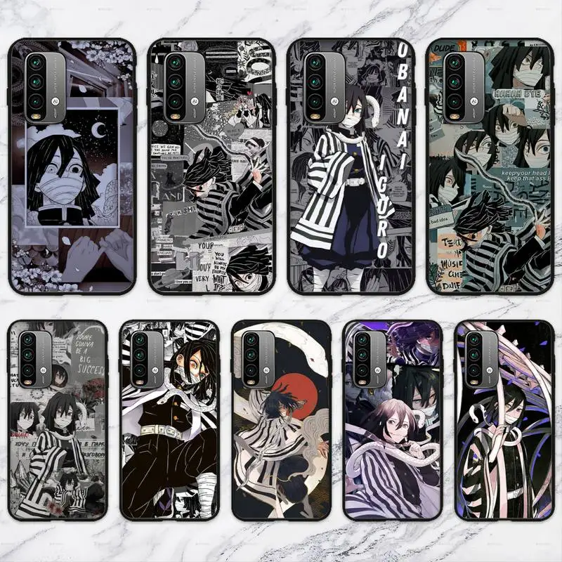 

Obanai Iguro Kimetsu no Yaiba чехол для телефона аниме для Xiaomi9 10 11PRO LITE Redmi NOTE7 8 9 10A PRO K40 Poco3 Shell