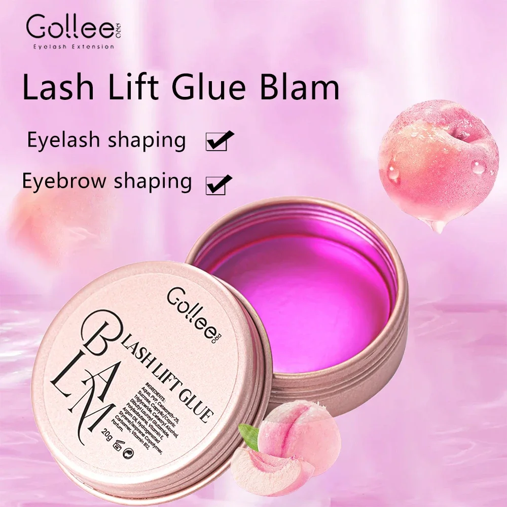 Gollee Lash Lift клеевой бальзам для подтяжки ресниц фиксирующий воск бровей не