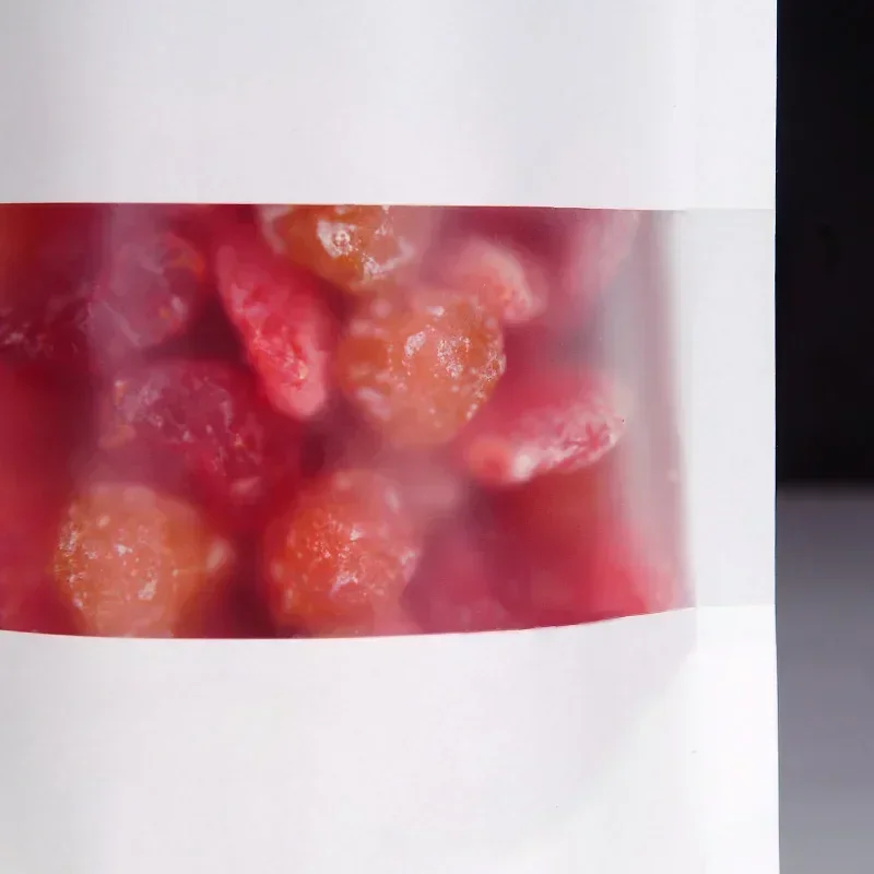 100 шт. белый матовый оконный мешок из крафт-бумаги самозапечатывающийся для сухих