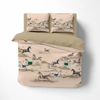 luxury Bedding set euro twin queen king single bed linen Quilt/Duvet cover set Linens  2bedrooms Bed set for home textile Khaki