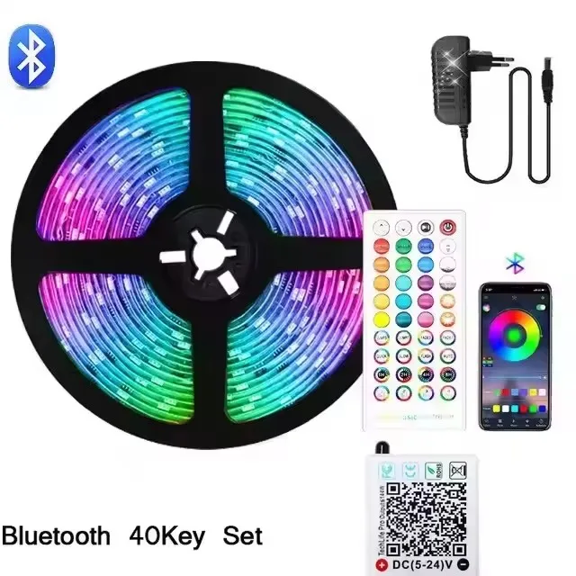 

KcoiiFun RGB светодиодная лента Bluetooth 24В 5/10/15/20/30/40 м