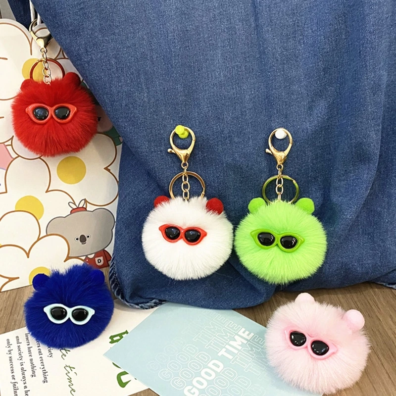 

Пушистый шар плюшевое Украшение мультфильм плюшевый брелок Женская девочка орнаменты для сумочки