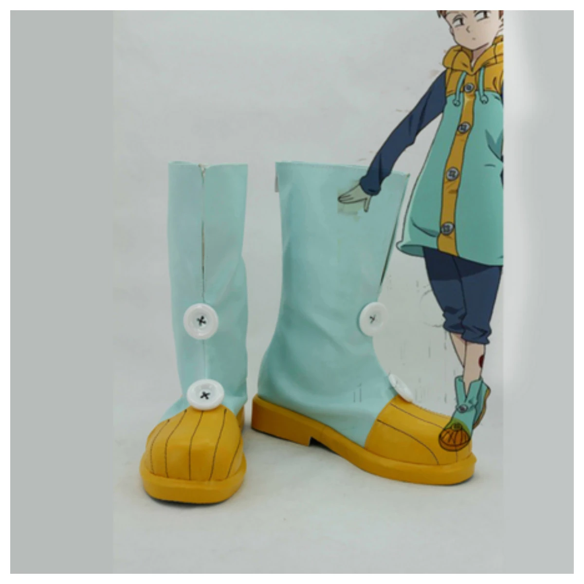 The Seven Deadly Sins King Cosplay Boots Shoes Anime Grizzly's Sin of Sloth Cosplay Costume Props Shoes Men Women Custom Made