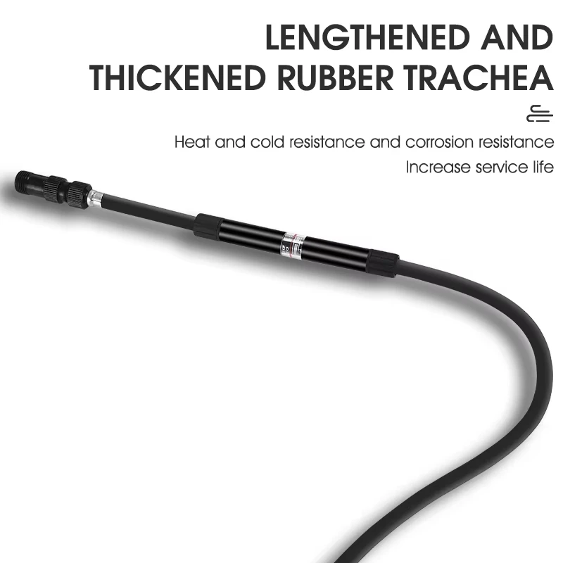 Портативный велосипедный насос высокого давления 140 PSI алюминиевый сплав