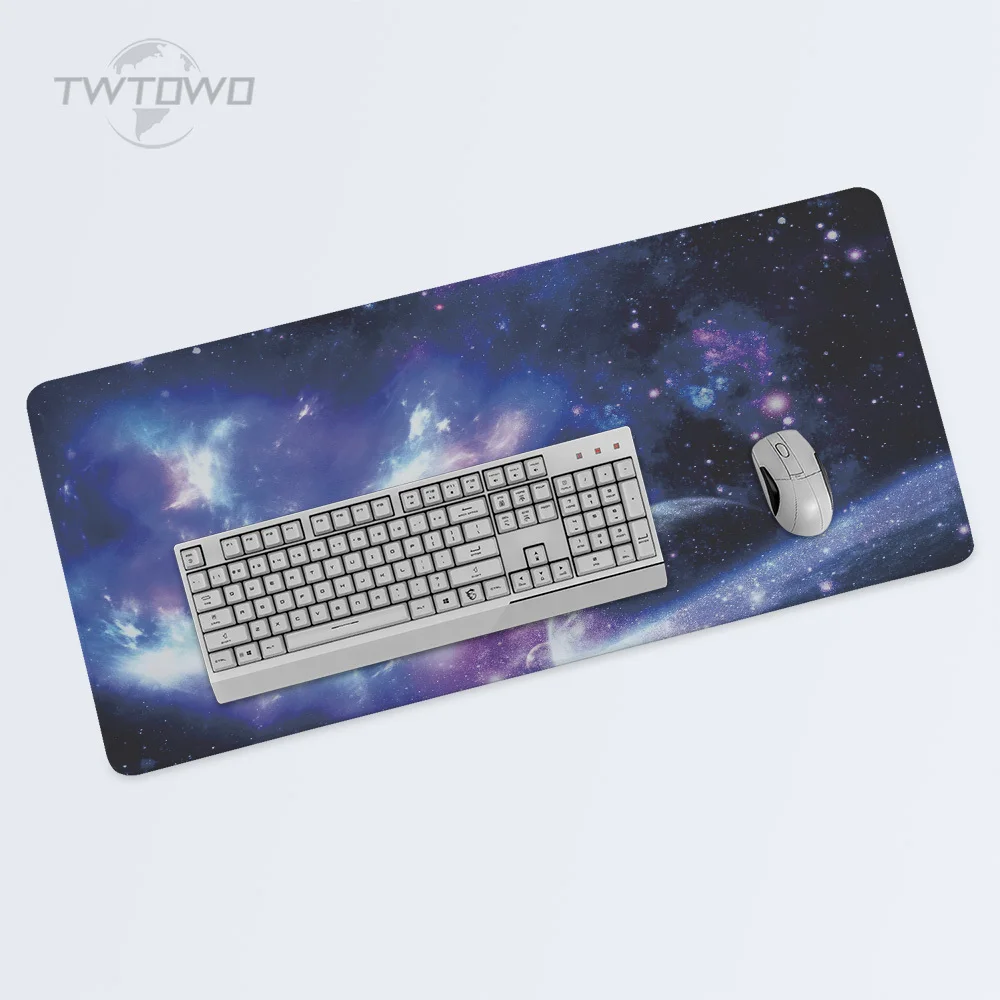 Podkładka pod mysz Gaming Space Starry Sky XL Home HD Niestandardowa podkładka XXL Mechaniczna klawiaturę Dywan biurowy Miękka antypoślizgowa PC