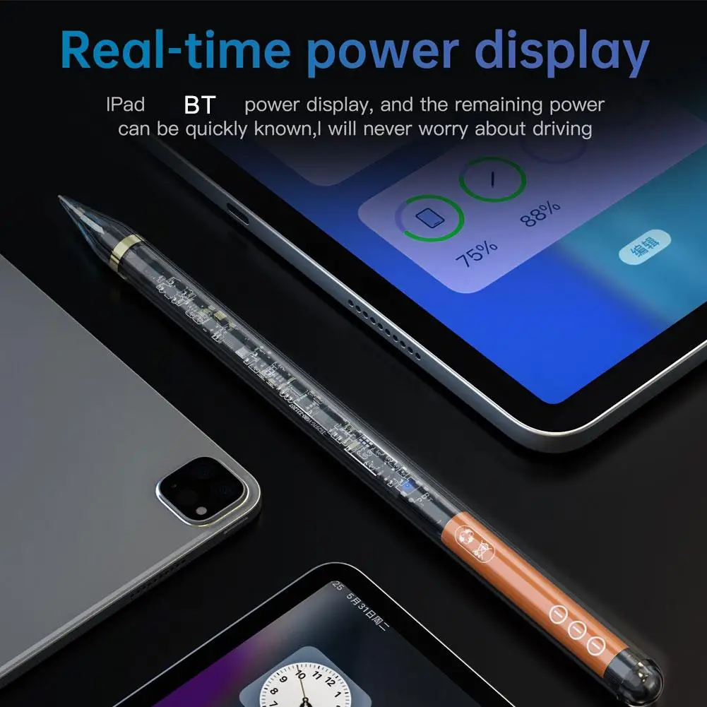 

Магнитный прозрачный карандаш N6l6, ручка для Air 4 5 Pro Mini 6 с беспроводным зарядным устройством