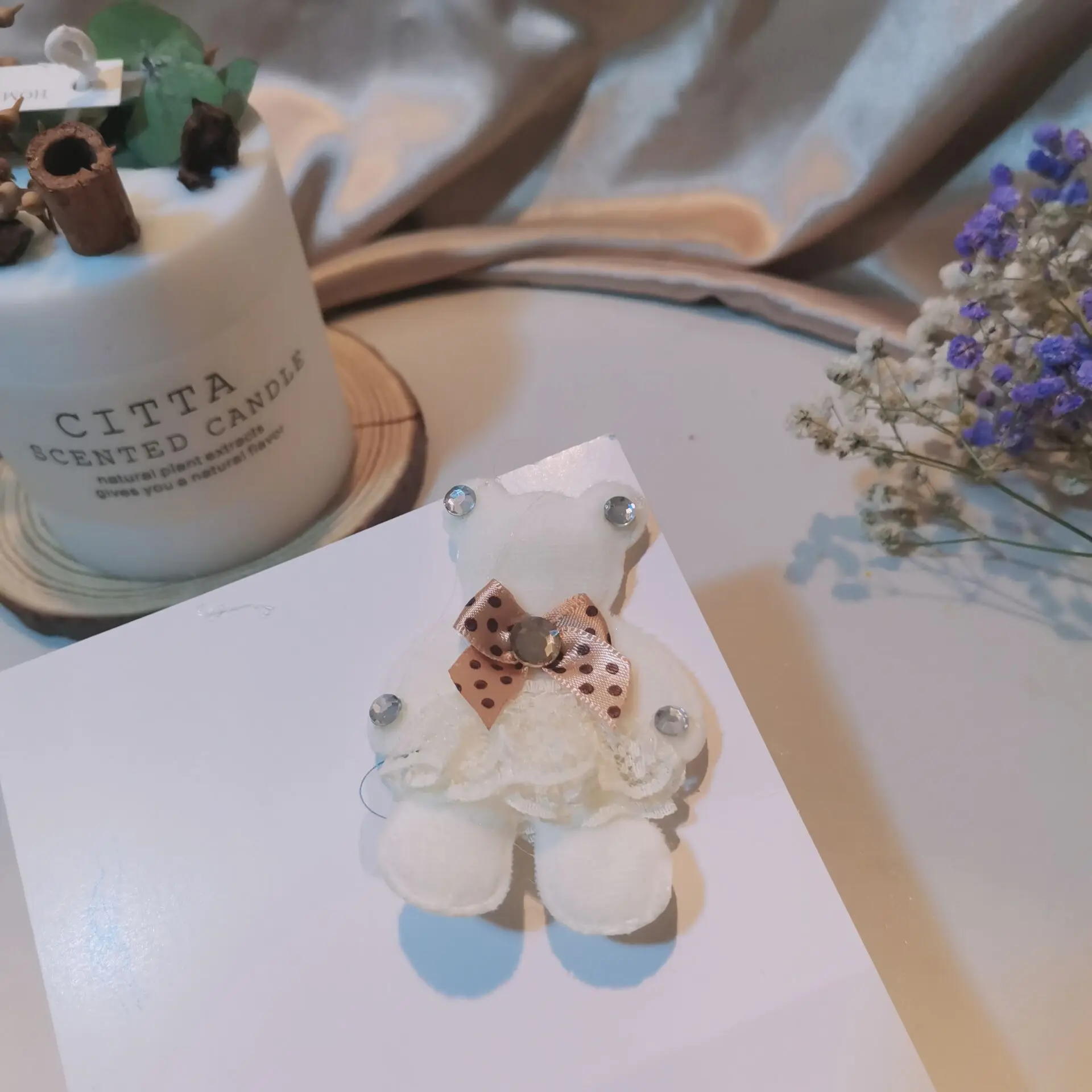 5 шт. новинка сделай сам кукольный медведь тканевые наклейки детская одежда