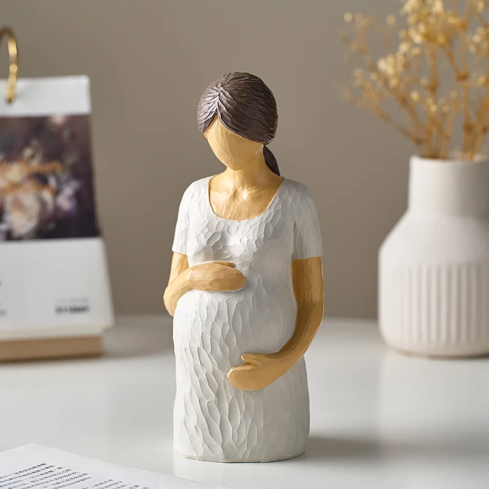 

Minimalism Style Novelty Love Family Resin Figurine Ornaments Family Happy Time Room Decoration Crafts Home Decor Furnishings