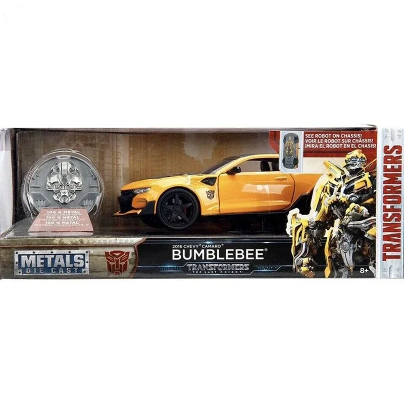 Jada 1:24 2016 Chevy Camaro BUMBLEBE высокая имитация литья под давлением металла модель