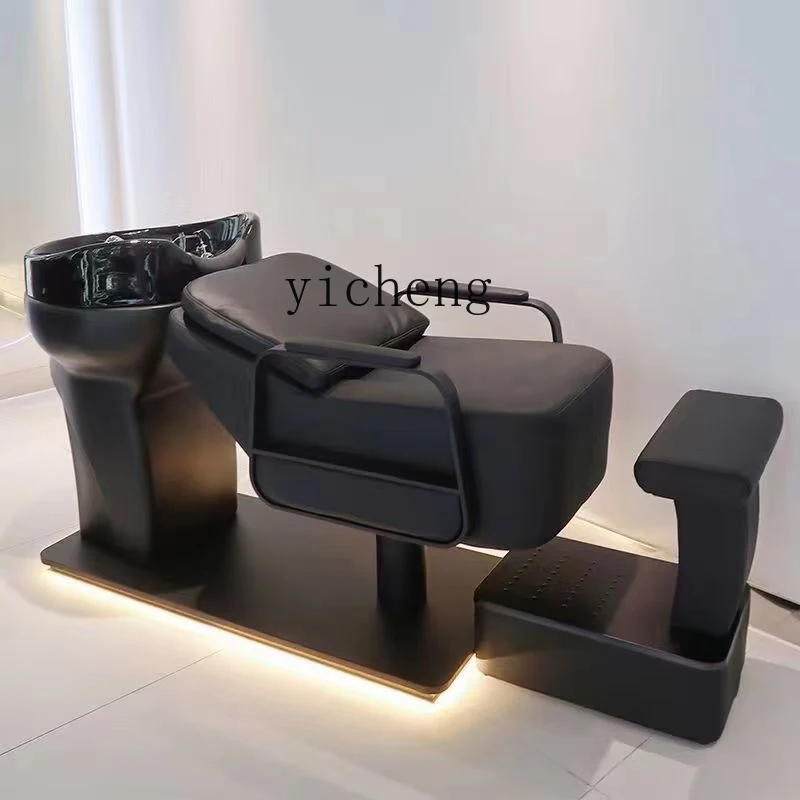 HSN Шампунь Кровать Парикмахерская Специальная промывочная кровать Керамическая