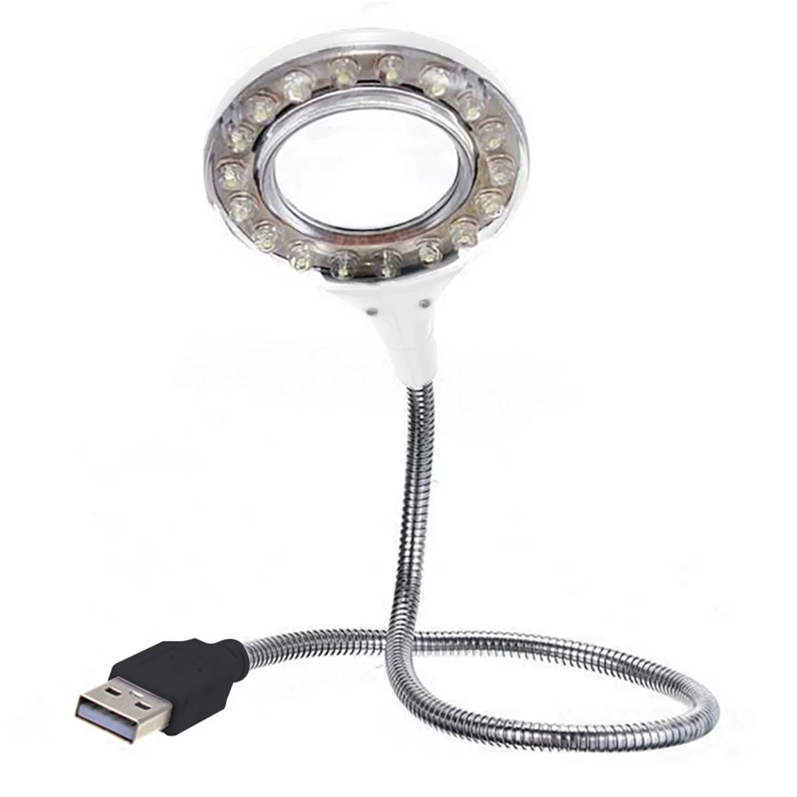 

Game Playing Laptops Angle Adjustable 18 LEDs Eye Caring Keyboard Free Bend Mini USB Connection Portable Reading Lamp