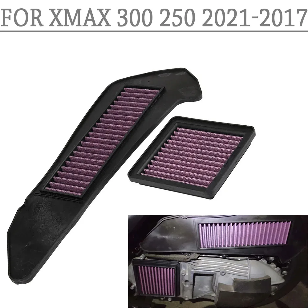 

XMAX X MAX 300 250 2021, очиститель воздушного фильтра, воздушный фильтр 2020 2019 2018 2017 для YAMAHA XMAX 300 XMAX 250