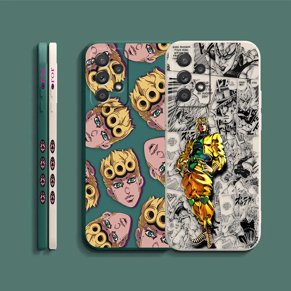 Case For Samsung Galaxy A91 A14 A73 A72 A71 A53 A52 A51 A42 A33 A32 A22 A21S A715F A52S A22S 4G 5G Case Jojo Bizzare Adventure