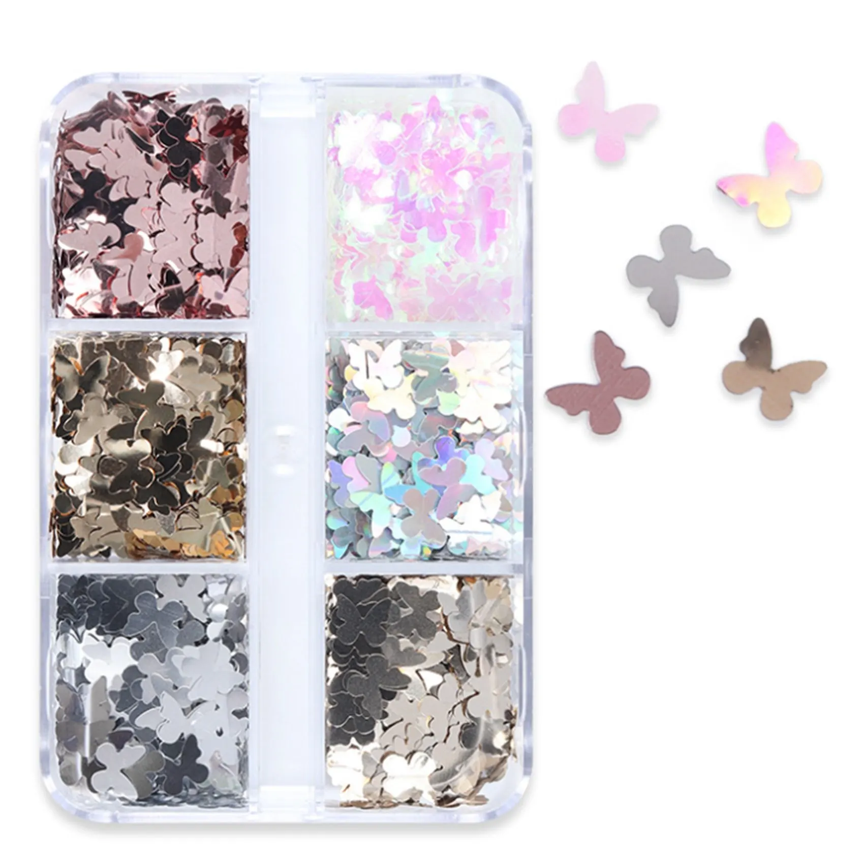 

Butterfly Nail Art Glitter Sequins 3D Glitter for Nail Design Manicure Paillettes Ultrathin Body Decoration Accessories