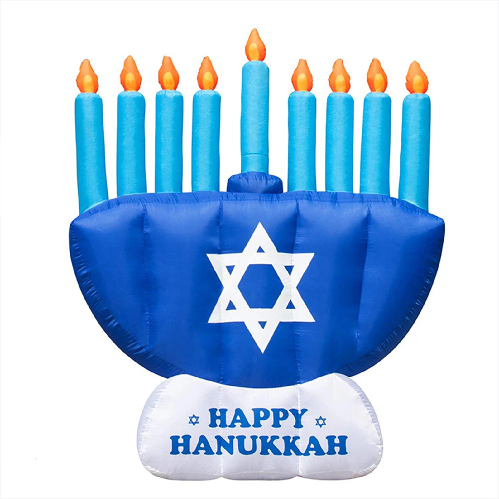 

Надувной ночник hanukka Menorah, ночник счастливого Ханука, уличное украшение для сада, украшение для сада