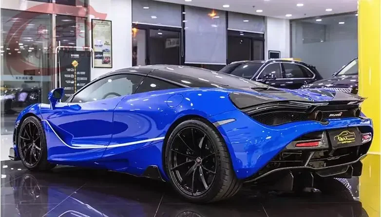 Задний бампер из настоящего углеродного волокна боковые спойлеры диффузор