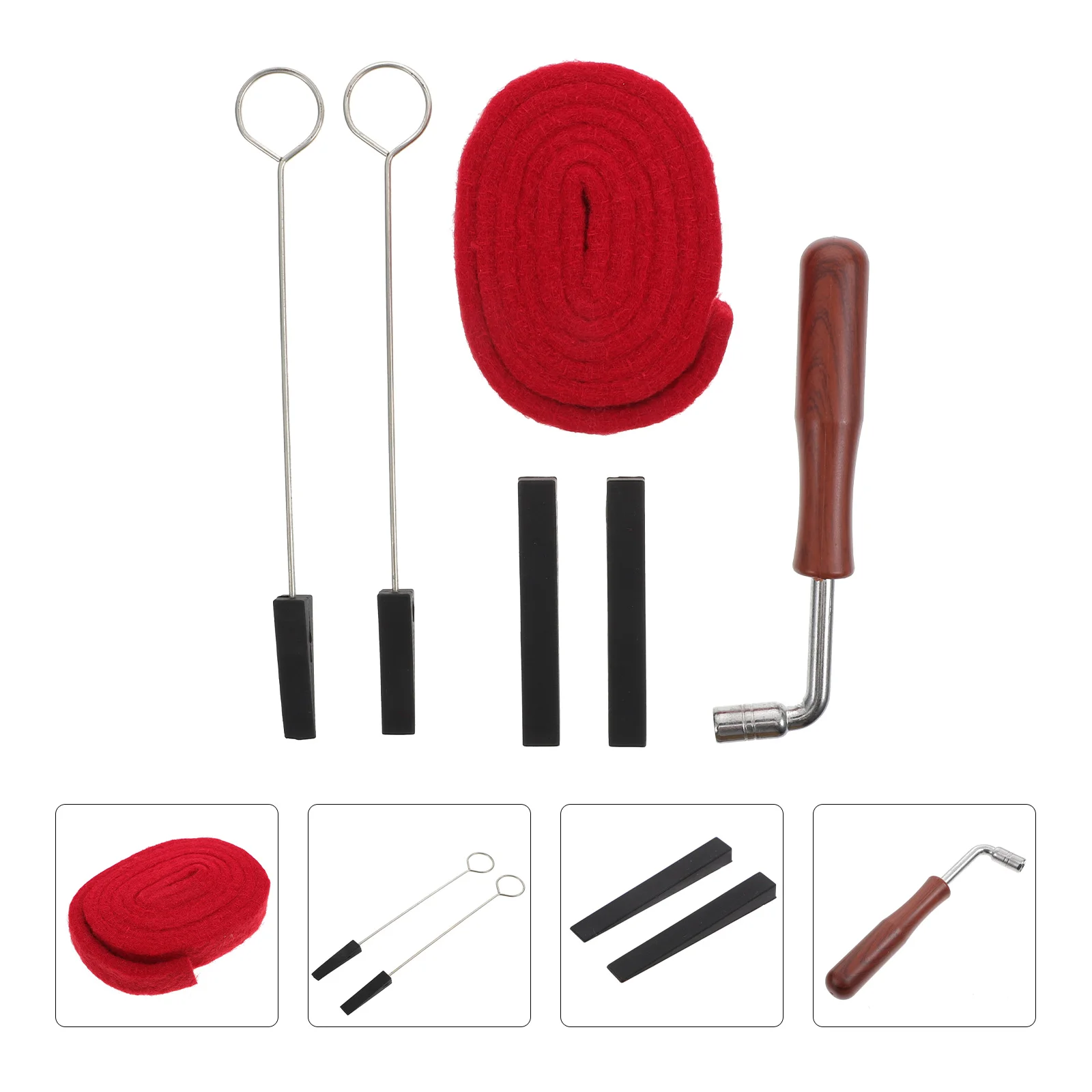 

1 Set Multifunction Piano Tuning Tools Piano Mutes Silencers Repairing Tools