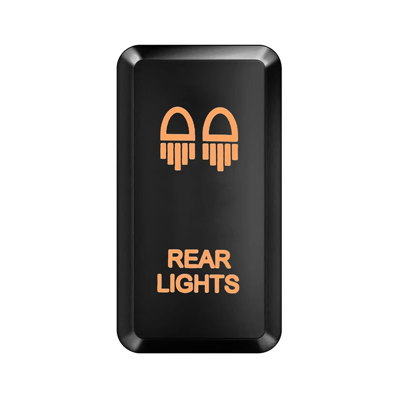 

1 шт. оранжевый Янтарный светодиодный кнопочный переключатель с проводным разъемом для Toyota Tacoma FJ Cruiser Toyota Landcruiser Prado 3Amp 12V