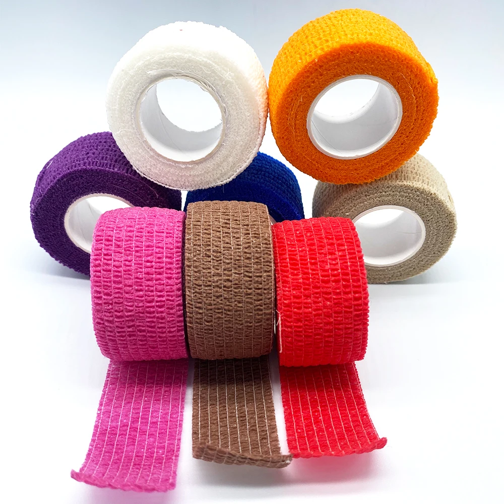 

1pcs Tattoo Grip Wrap Roll Tattoo Accesories Elastic Bandage Handle Tube Disposable Nonwoven Self Adherent Tattoo Supplies