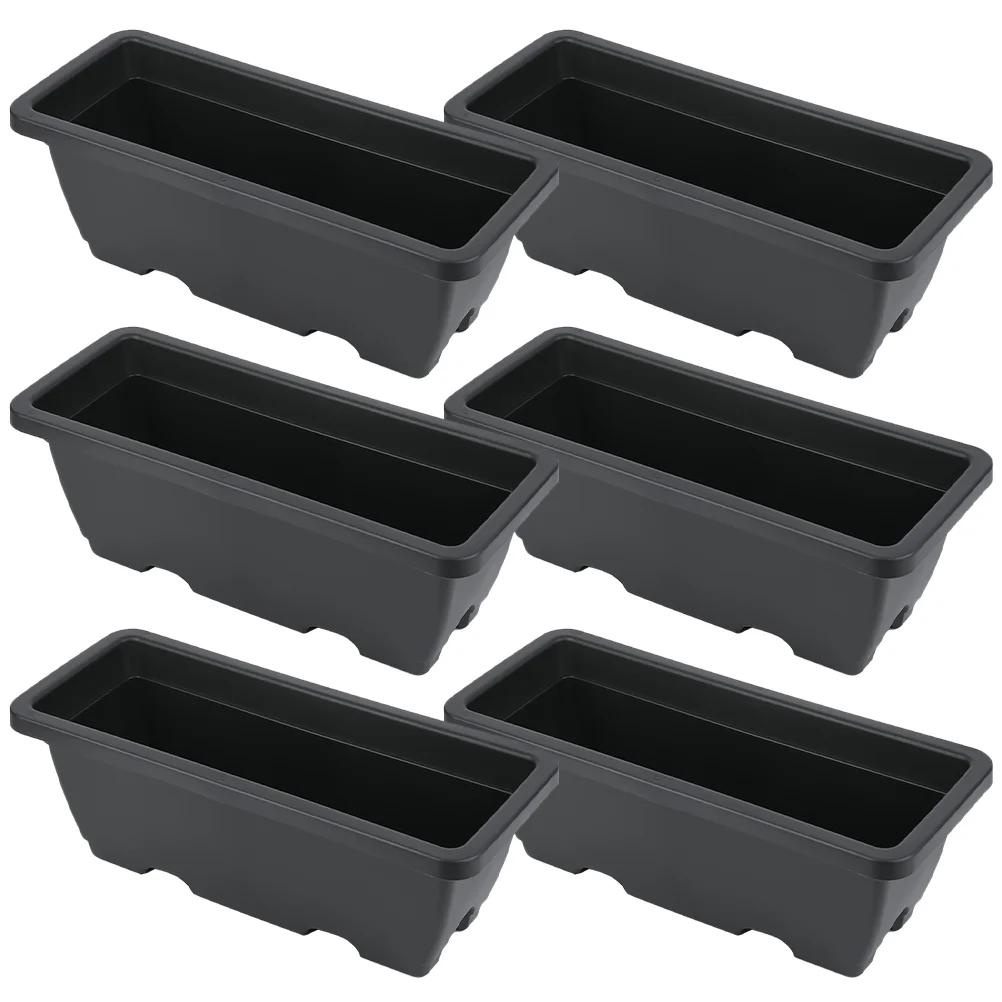

Square Flower Pot Rectangular Planter Rectangle Planters Indoor Plants Window Boxes Garden Pots Outdoor Sill Patio