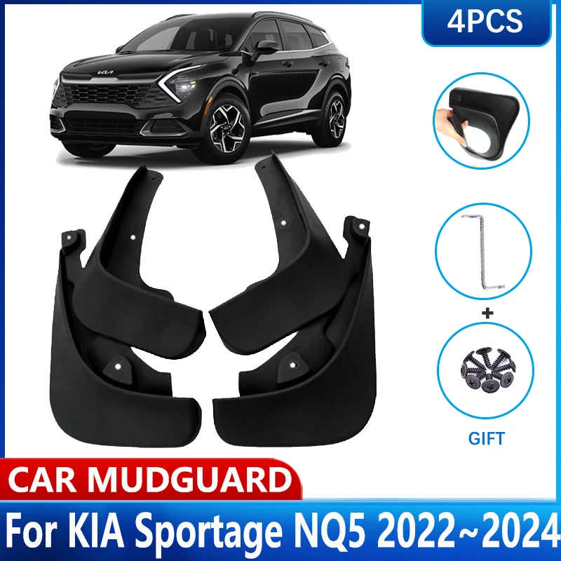 

Car Mud Flaps For Kia Sportage NQ5 5 Accessories 2023 2022 2024 Front Rear Wheel MudFlaps Fender Mud Guard Splash Auto Mudguards