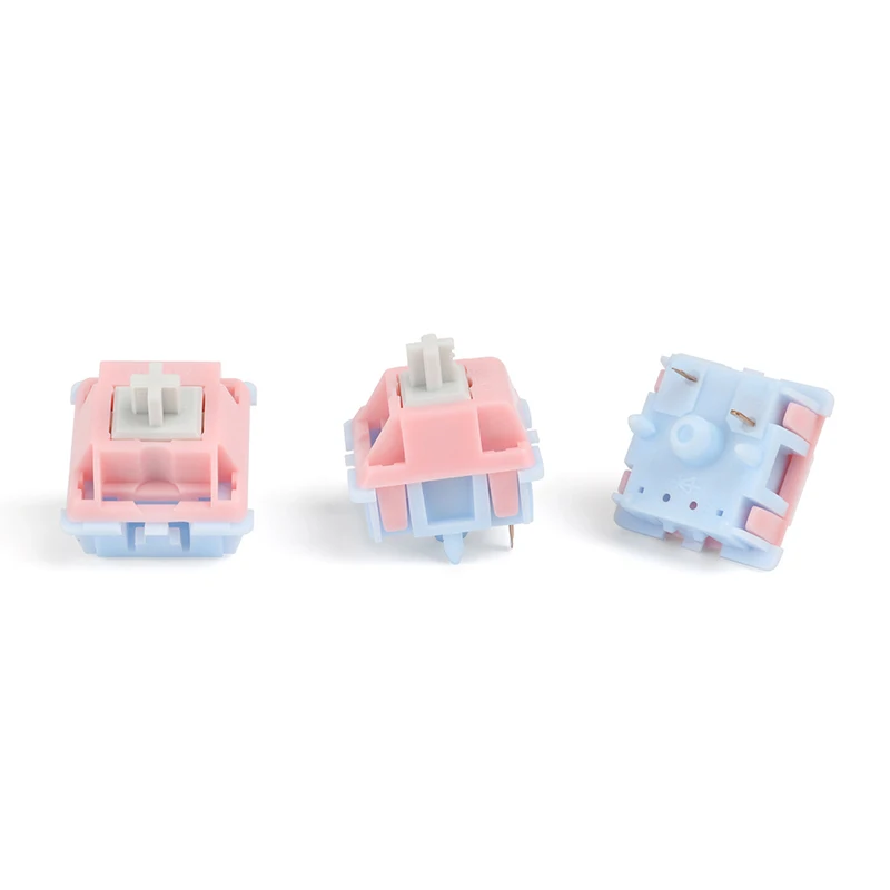 

EQUALZ Fierce Girl Switches for Mechanical Keyboard 58.5g Linear Axis 5 Pins Customize Gold Plated Spring DIY Gamer