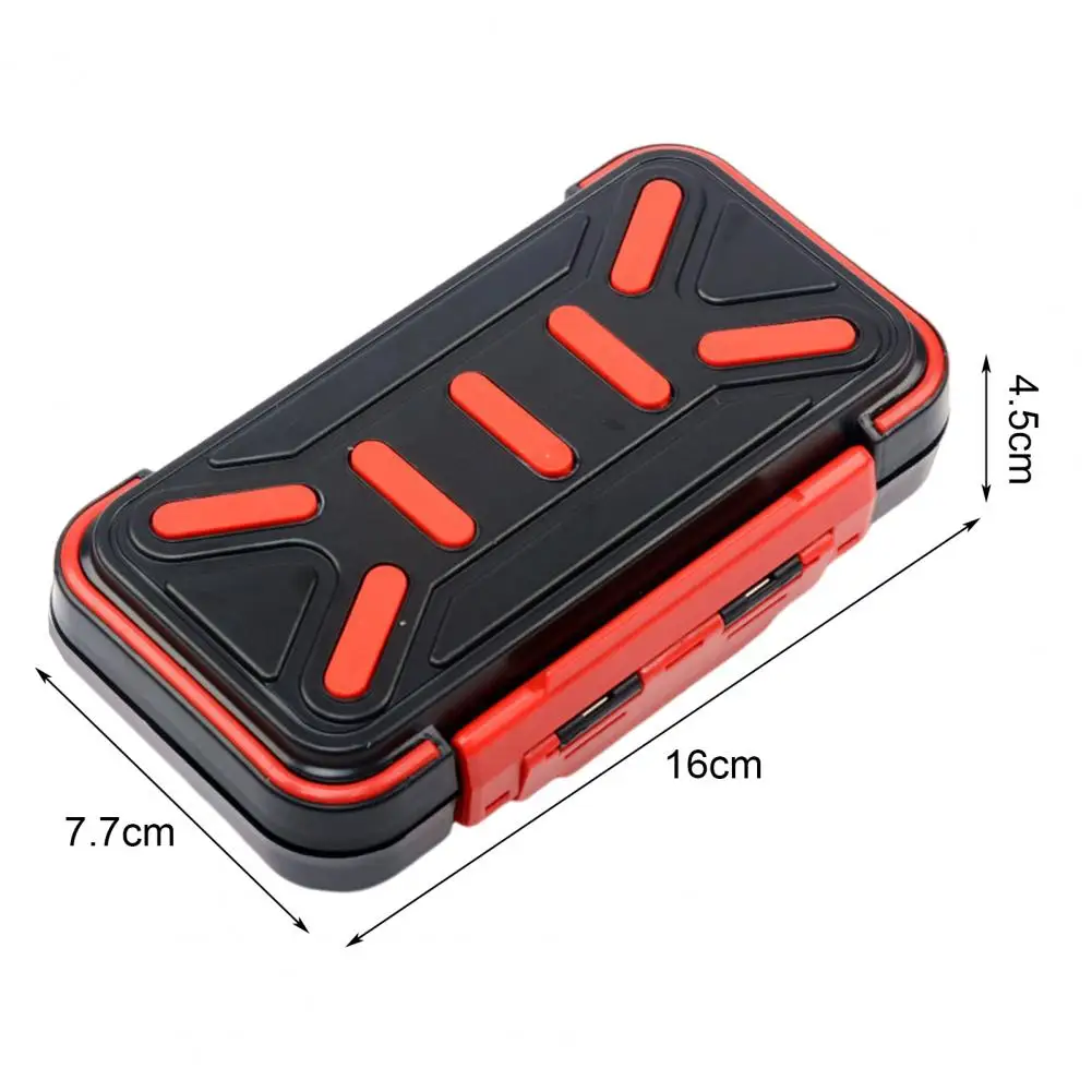 Коробка для хранения рыболовных аксессуаров прозрачная крышка коробка снастей