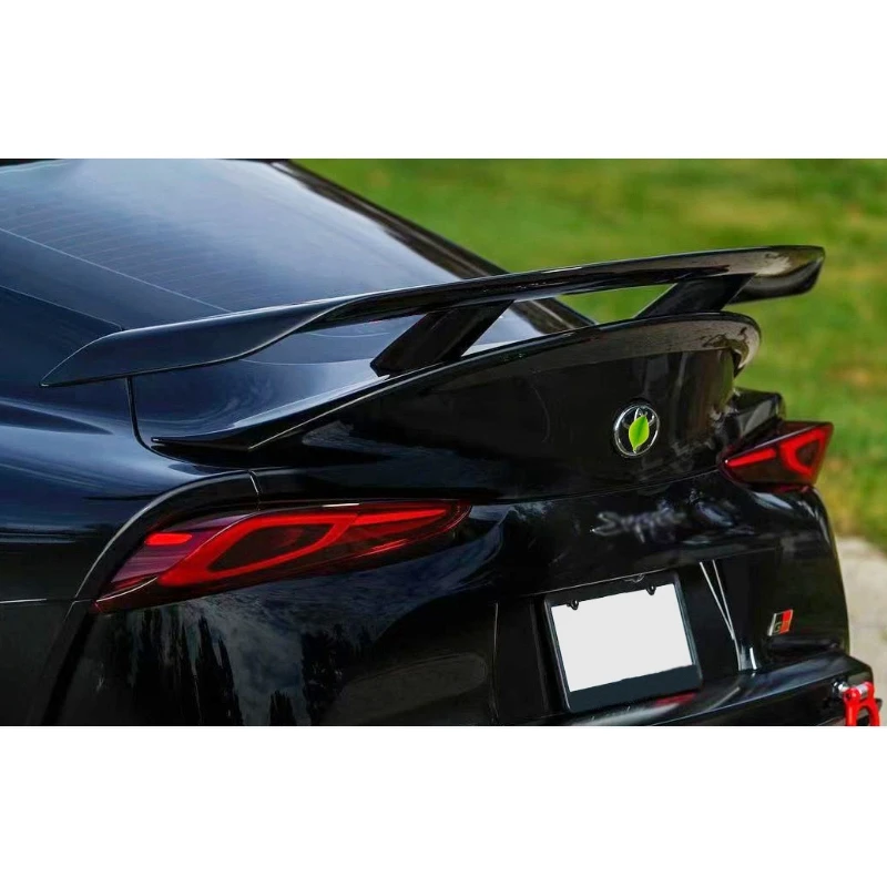 

Rear Trunk Spoiler For Toyota Supra A90 2019 2020 2021 Carbon Fiber Material Glossy Carbon Lip Spoiler Wing