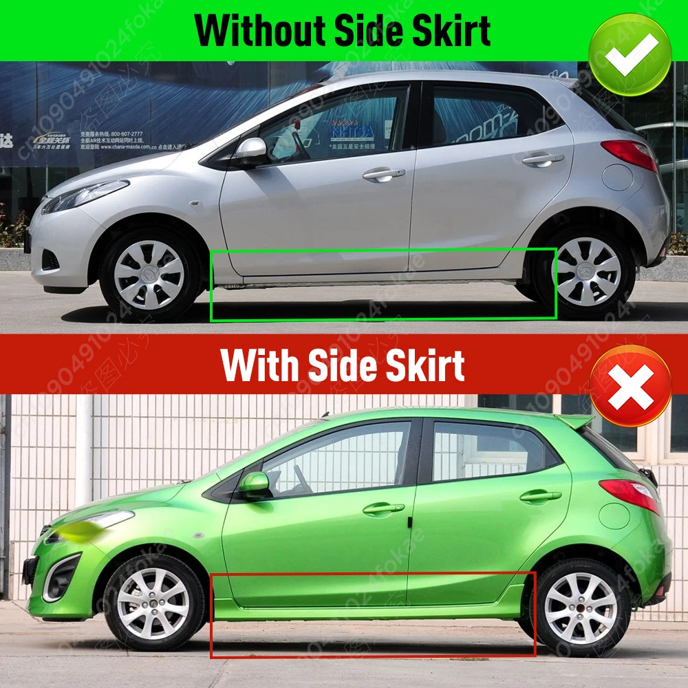 

Брызговики для Mazda 2/Demio GE Hatchback 2008-2013, грязевые щитки