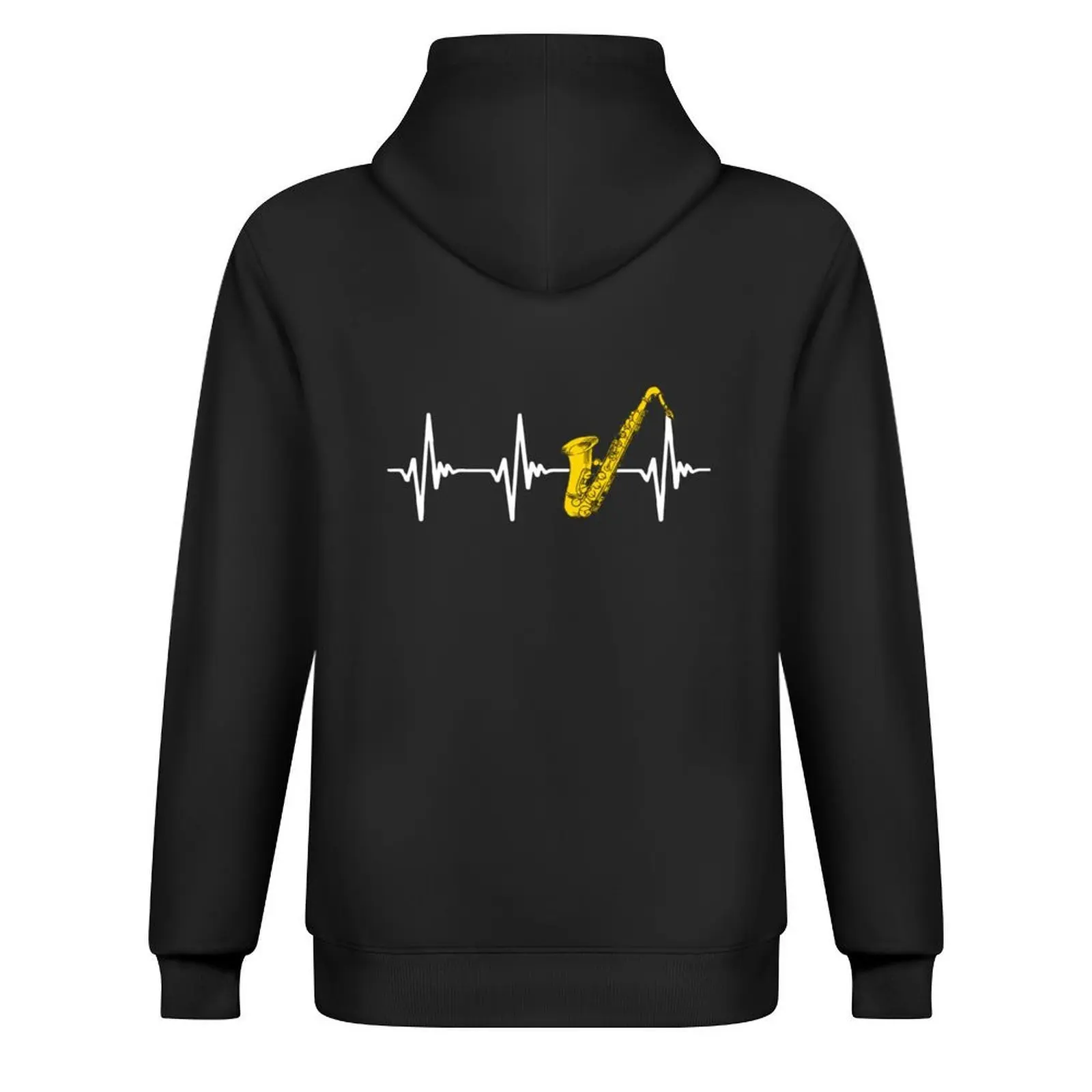 Фото Саксофон Саксофонист Heartbeat Marching Band Подарочная толстовка с капюшоном блузка мужское пальто мужская одежда мужская толстовка мужская толстовка №3
