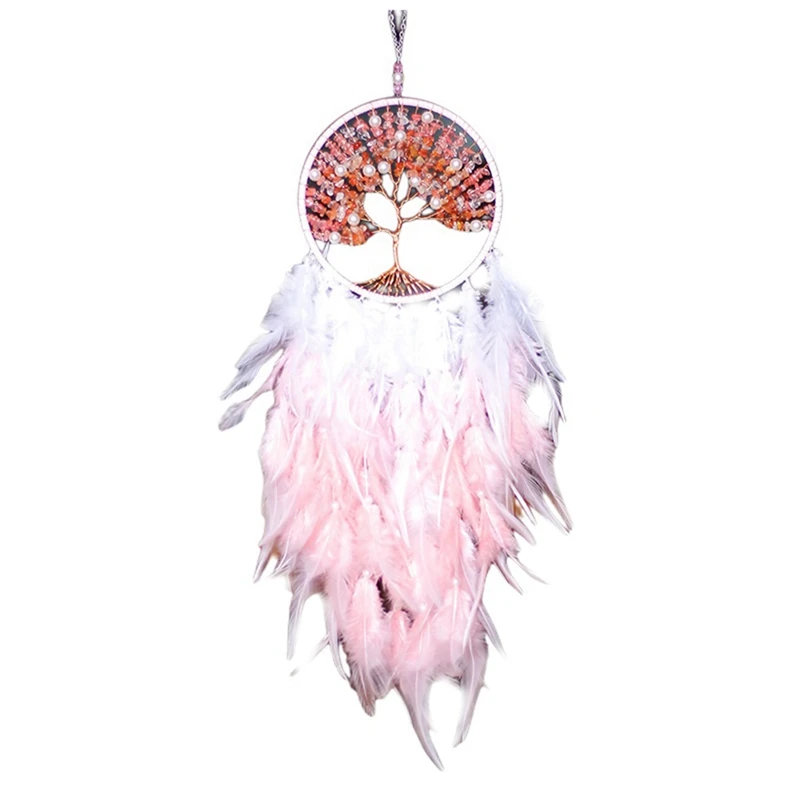 

Dream Catcher Creative Natural Broken Tree Feather High End Home Ornaments Dreamcatcher Wind Chimes Art Decor