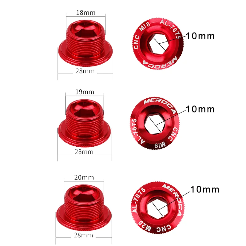МЕРОСА Крышка шатунов велосипеда M15 M18 M20 из сплава алюминия CNC для шоссейного и горного велосипеда Винт крышки шатуна MTB Запчасть на.