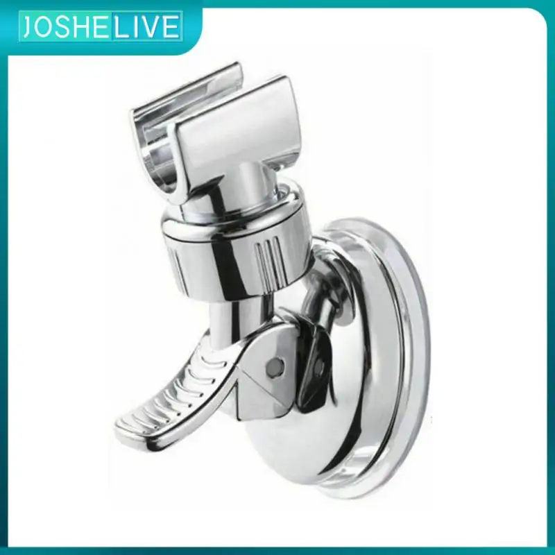 

Universal Adjustable Hand Shower Holder Suction Cup Holder Full Plating Shower Rail Head Holder Bathroom Bracket Stable Rotation