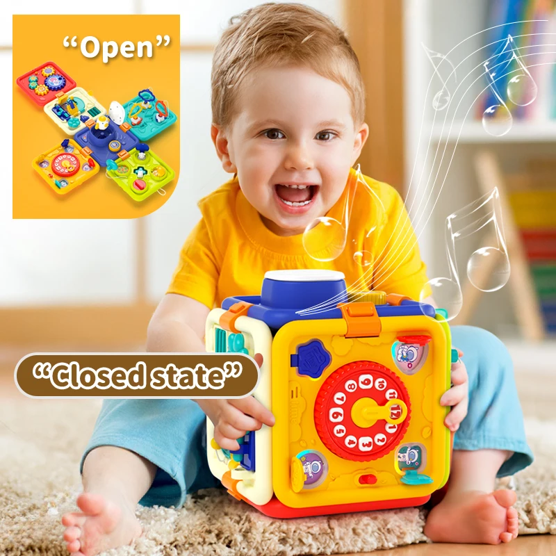 Игрушка-пазл Монтессори для раннего образования шестигранный мяч игрушка