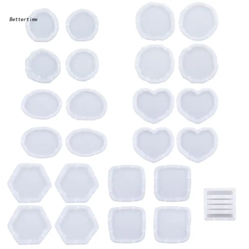 

Геометрические формы B36D, формы для подставки «сделай сам», силиконовые формы для подноса из эпоксидной смолы, формы для литья «сделай сам», ...