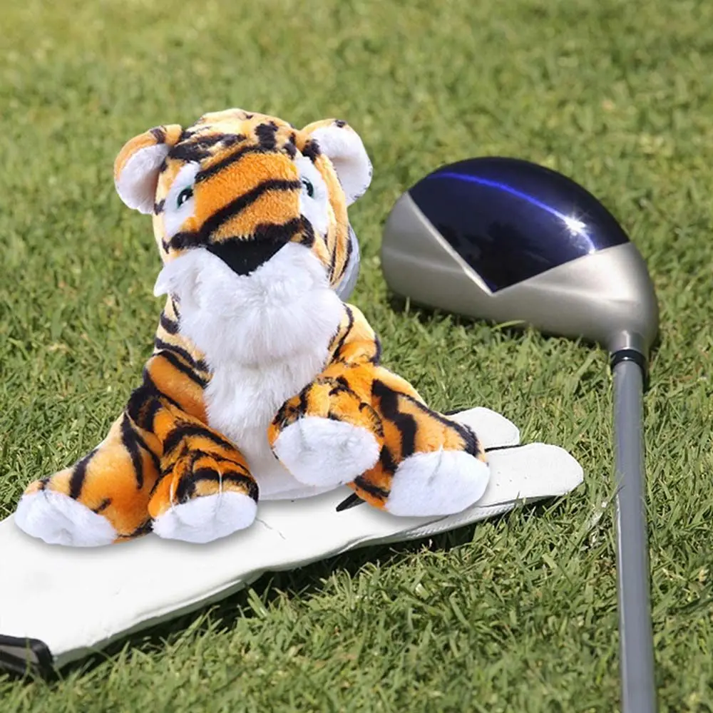 

Plush Tiger Headcover Golf Driver Headcover Tiger Design Golf Headcovers Golf Head Cover Woods Golf Club Cover Golf Club Covers
